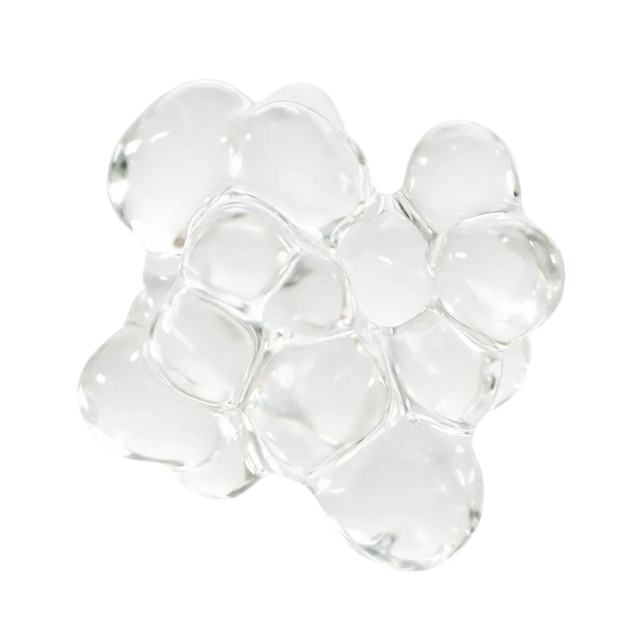 Glass cluster — clear